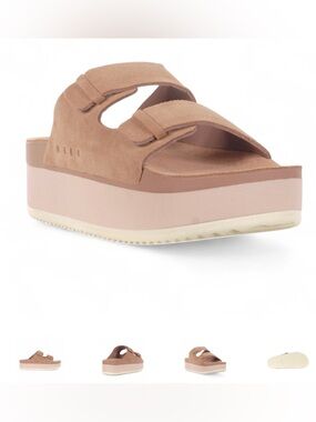 REEF WOMEN’S OJAI GIGI CORK (Pink) SANDALS - 8